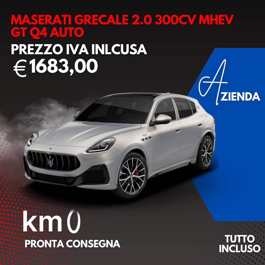 MASERATI Grecale 2.0 300cv MHEV GT Q4