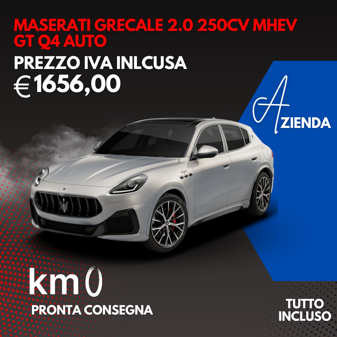 MASERATI Grecale 2.0 250cv MHEV GT Q4