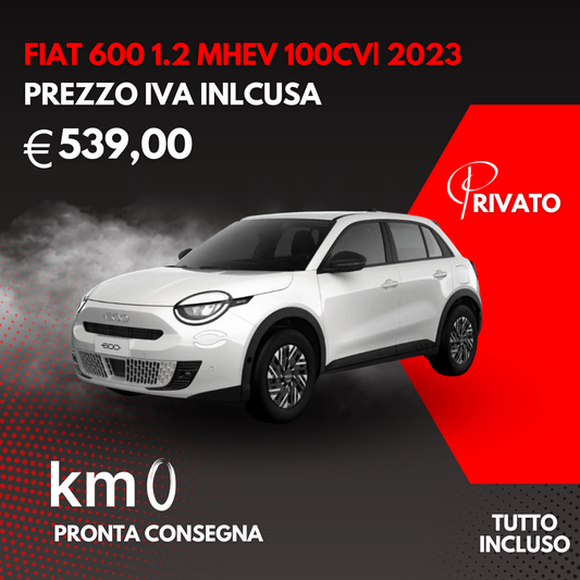 FIAT 600 1.2 MHEV 100cv| 2023