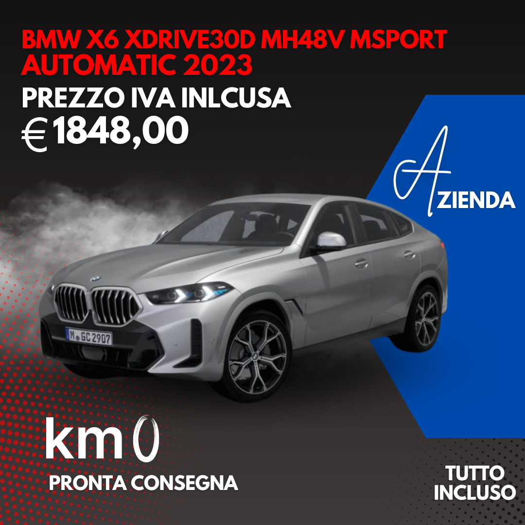 BMW X6 xDrive 30d MH48V MSPORT| 2023