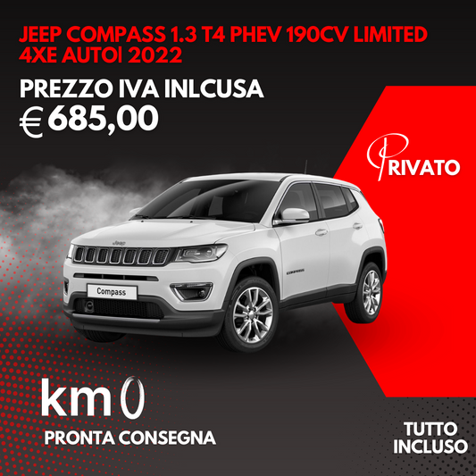 JEEP COMPASS 1.3 T4 PHEV 190cv Limited 4xe Auto| 2022