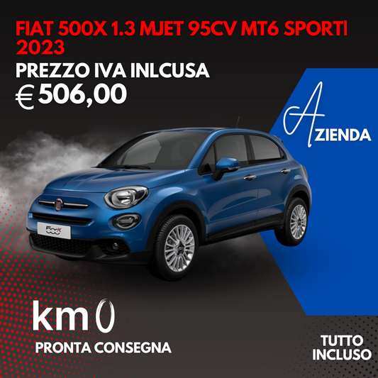 FIAT 500X 1.3 Mjet 95cv MT6 Sport| 2023