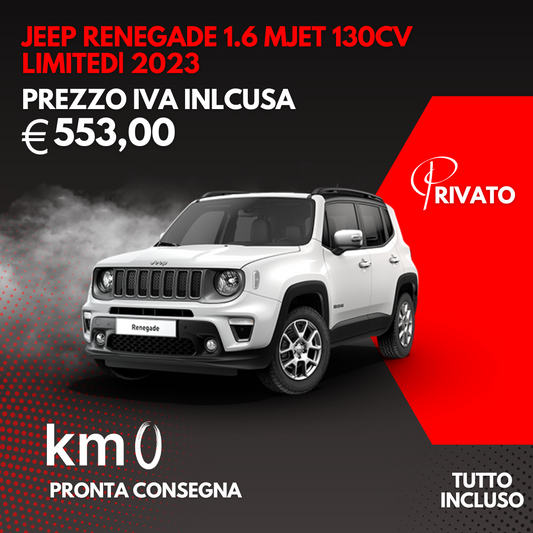 JEEP RENEGADE 1.6 MJet 130cv Limited| 2023