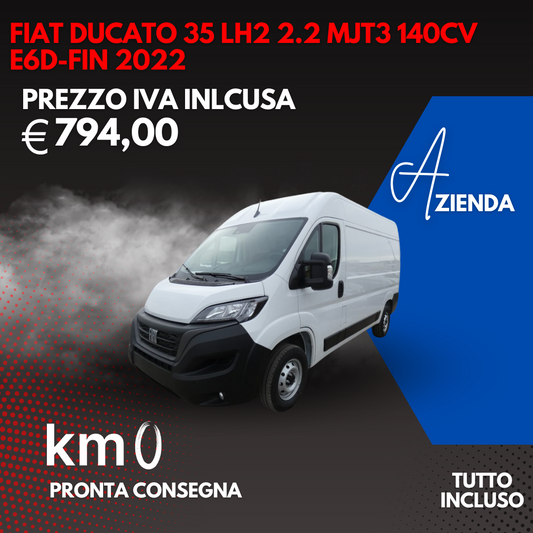 FIAT DUCATO 35 LH2 2.2 Mjt3 140CV E6D-fin| 2022