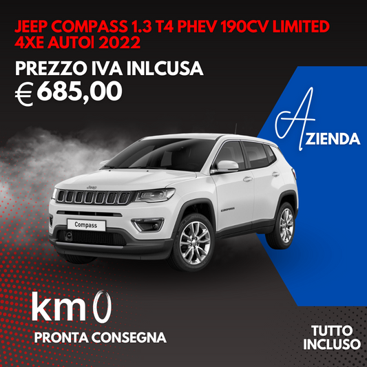 JEEP COMPASS 1.3 T4 PHEV 190cv Limited 4xe Auto| 2022