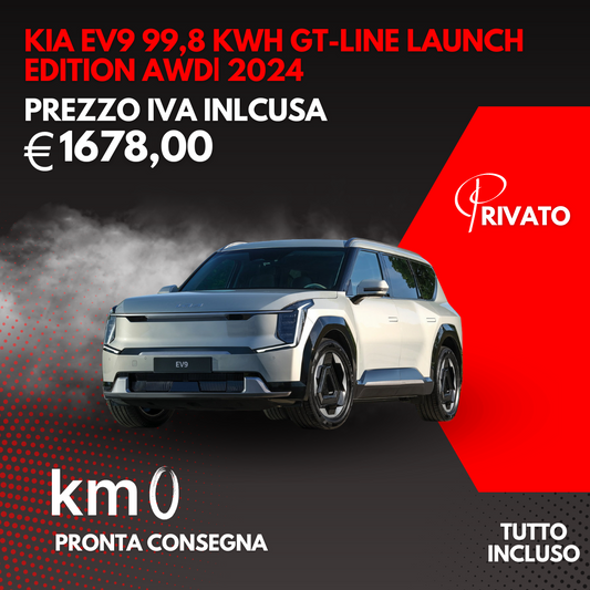 KIA EV9 99,8 KWH GT-line Launch Edition AWD| 2024