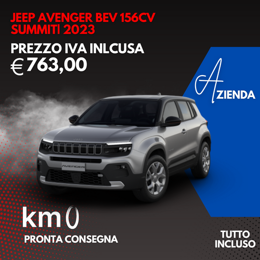 JEEP AVENGER BEV 156cv Summit| 2023