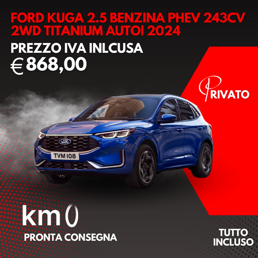 FORD KUGA 2.5 Benzina PHEV 243CV 2WD Titanium Auto| 2024